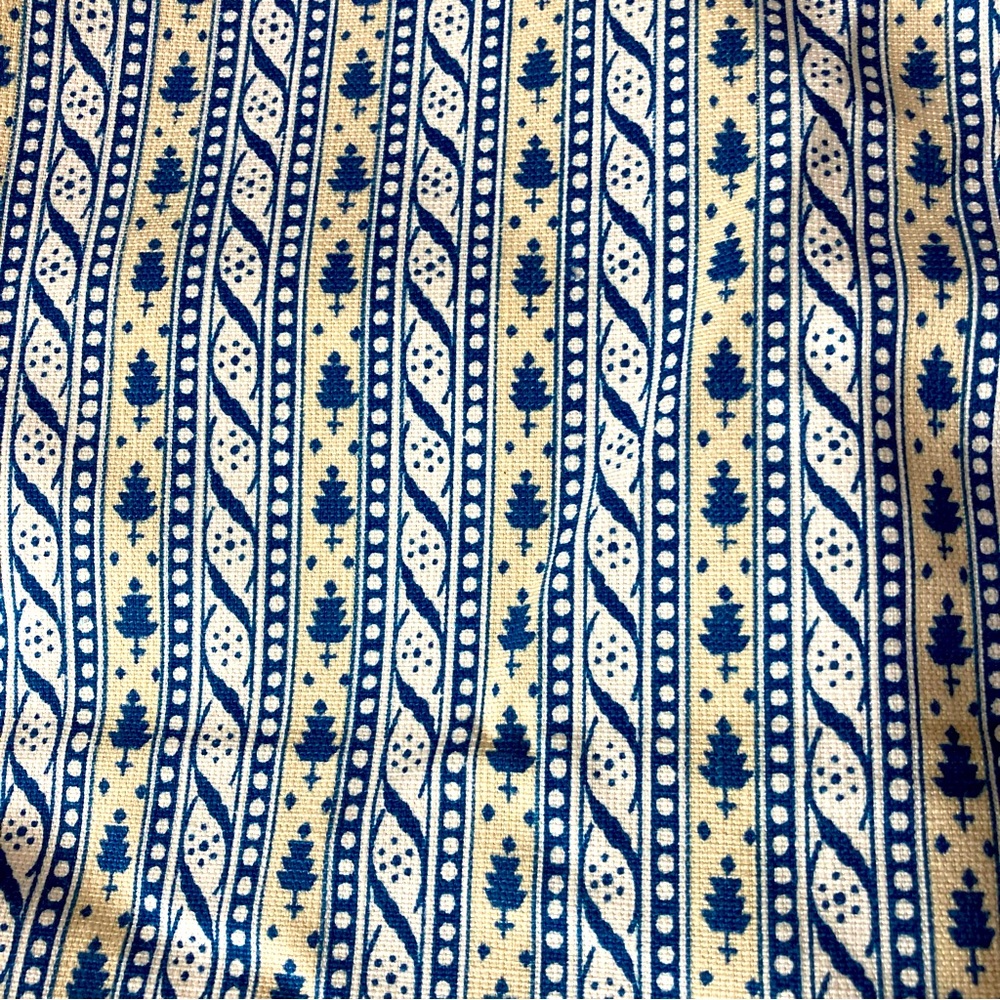VTG Waverly Sturbridge Village Heirloom Documents Fabric Pine Tree Liner 5.5 yds